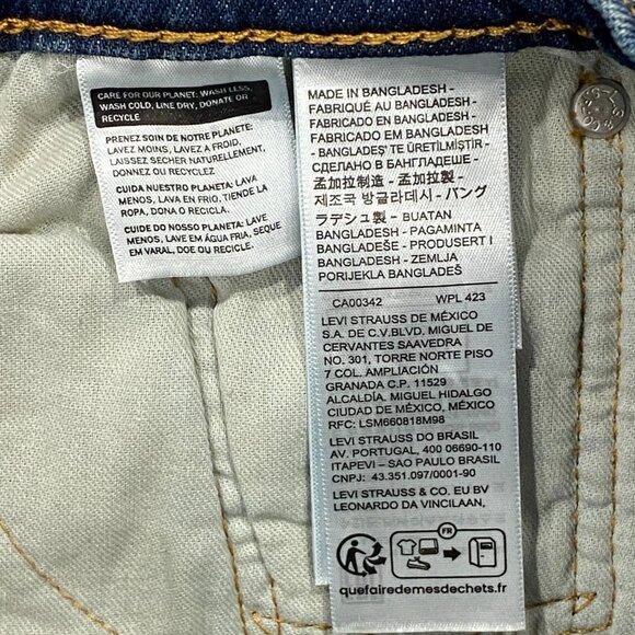 Levi's 514 Jeans Mens 30 x 30 Straight Leg Regular Fit Medium Wash Denim Pants - Picture 10 of 12